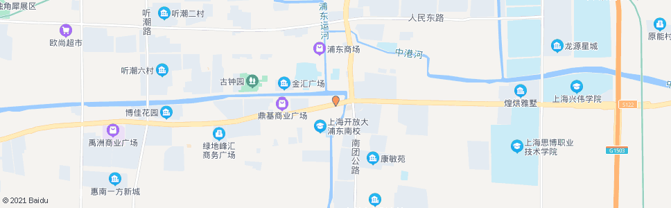 上海沪南公路荡湾桥_公交站地图_上海公交_妙搜公交查询2024