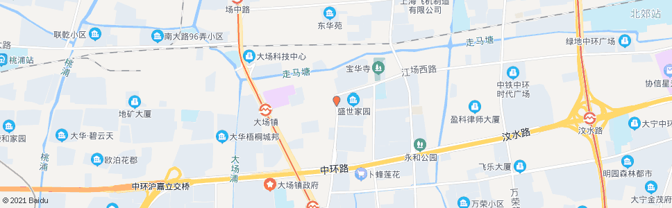 上海沪太支路交城路(长途客运北站)_公交站地图_上海公交_妙搜公交查询2024