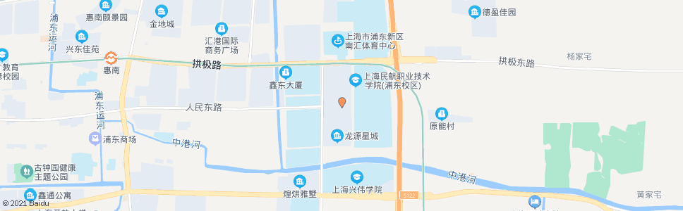 上海南汇大学城(人民东路学海路)_公交站地图_上海公交_妙搜公交查询2024