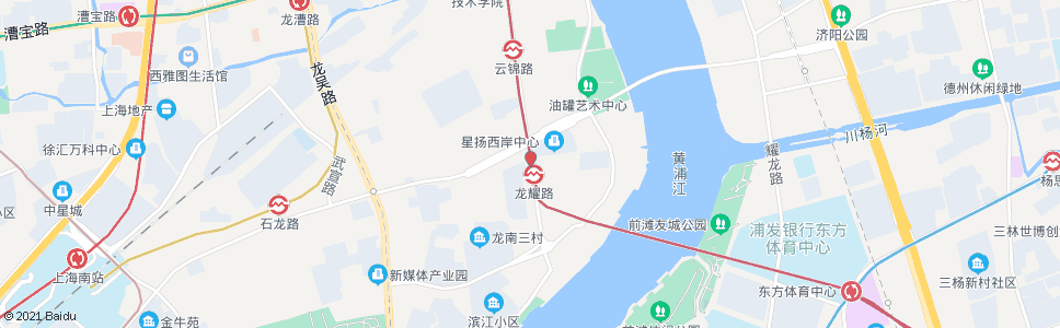 上海龙耀路云锦路_公交站地图_上海公交_妙搜公交查询2024