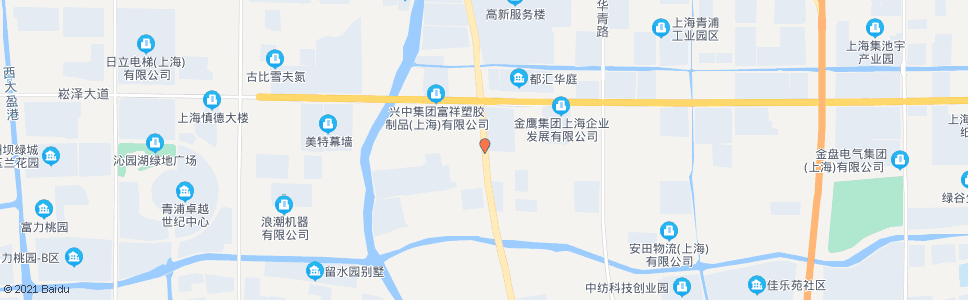 上海外青松公路新业路_公交站地图_上海公交_妙搜公交查询2024