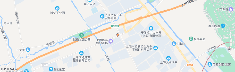 上海嘉安公路百安公路_公交站地图_上海公交_妙搜公交查询2024