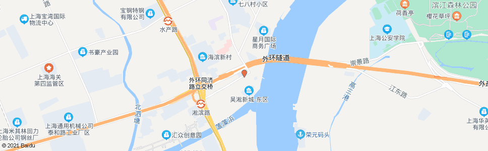 上海淞滨路牡丹江路_公交站地图_上海公交_妙搜公交查询2024