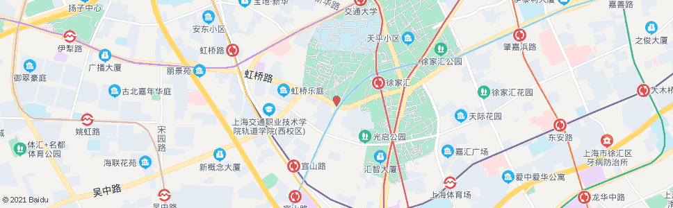 上海虹桥路宜山路_公交站地图_上海公交_妙搜公交查询2024