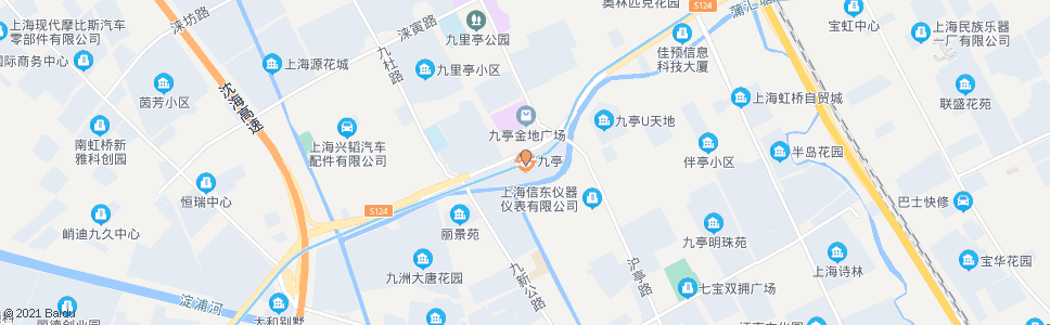 上海九亭地铁站(招呼站)_公交站地图_上海公交_妙搜公交查询2024