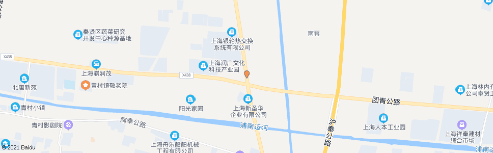 上海团青公路航塘公路_公交站地图_上海公交_妙搜公交查询2024