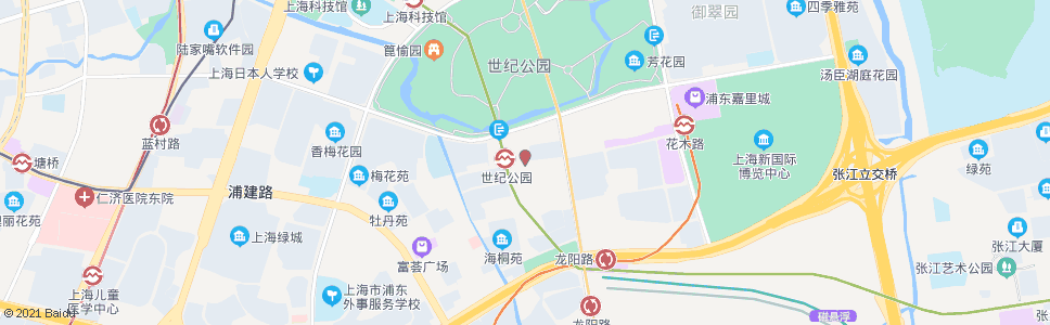 上海梅花路白杨路_公交站地图_上海公交_妙搜公交查询2024