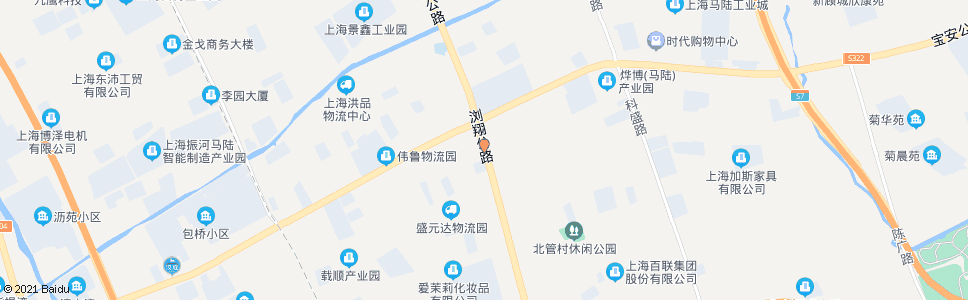 上海浏翔公路宝安公路_公交站地图_上海公交_妙搜公交查询2025