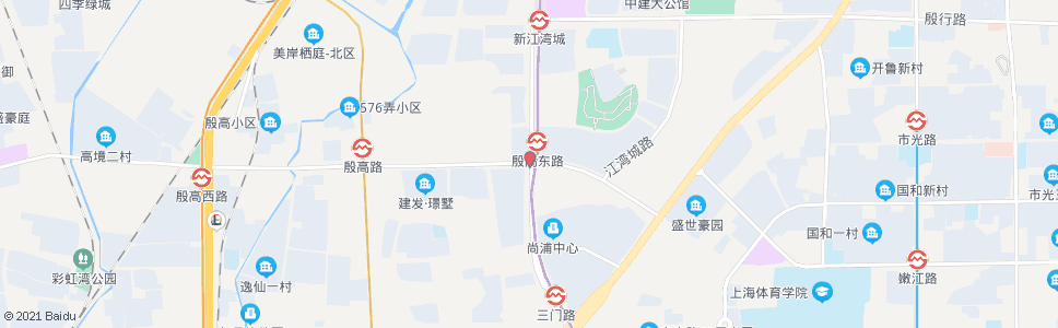 上海殷高东路淞沪路_公交站地图_上海公交_妙搜公交查询2024