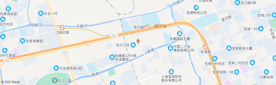 上海铁力路湄浦路(招呼站)_公交站地图_上海公交_妙搜公交查询2024