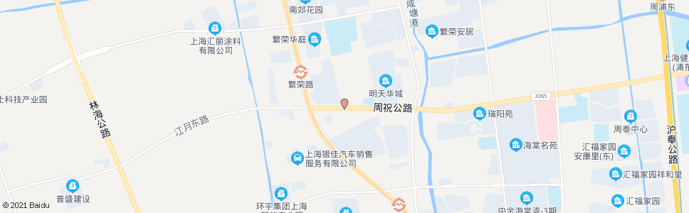 上海周东南路周祝公路(临时站)_公交站地图_上海公交_妙搜公交查询2025