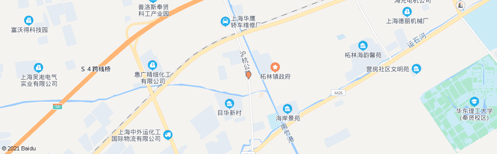 上海沪杭公路联业路_公交站地图_上海公交_妙搜公交查询2024