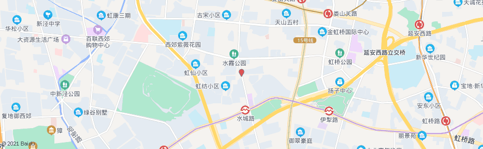 上海虹古路水城路_公交站地图_上海公交_妙搜公交查询2024