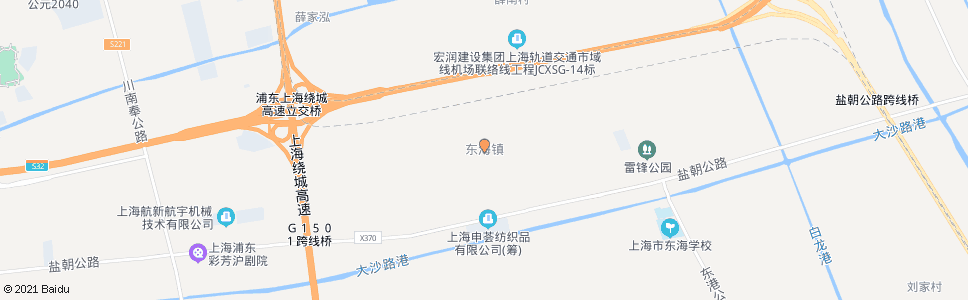 上海东海镇_公交站地图_上海公交_妙搜公交查询2024
