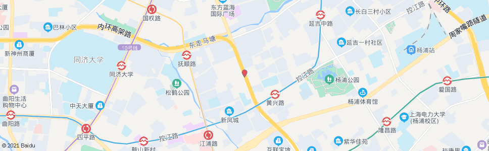 上海延吉西路黄兴路_公交站地图_上海公交_妙搜公交查询2024