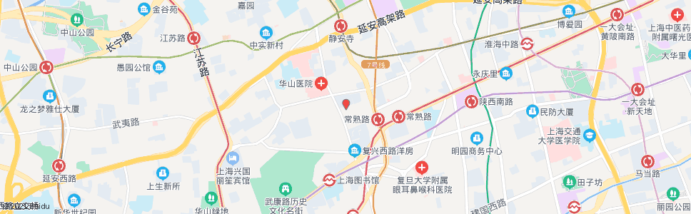 上海安福路乌鲁木齐中路_公交站地图_上海公交_妙搜公交查询2024