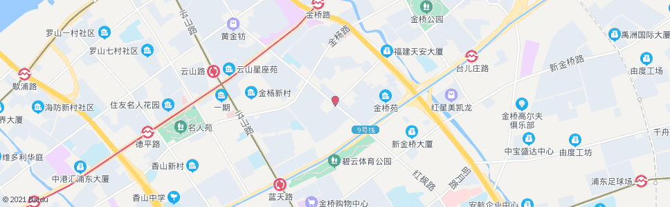 上海金台路枣庄路(临时站)_公交站地图_上海公交_妙搜公交查询2024