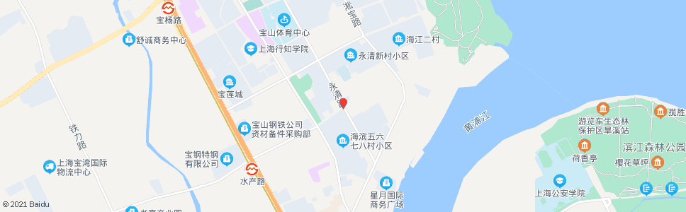 上海永清路水产路_公交站地图_上海公交_妙搜公交查询2024