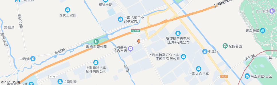 上海百安公路嘉安公路_公交站地图_上海公交_妙搜公交查询2025