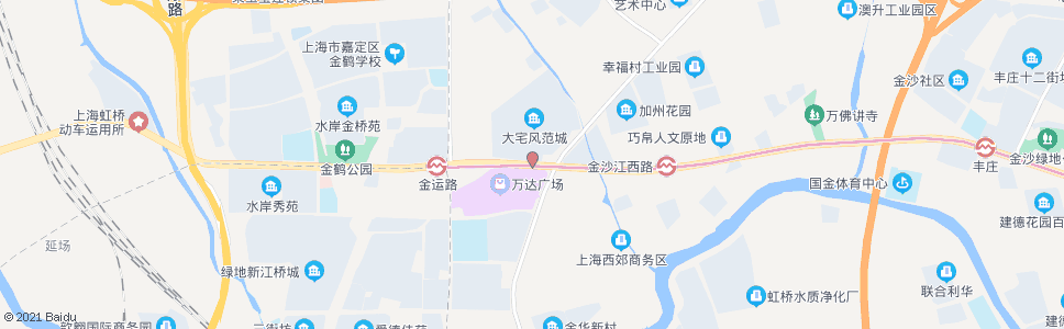 上海金沙江西路华江路_公交站地图_上海公交_妙搜公交查询2025