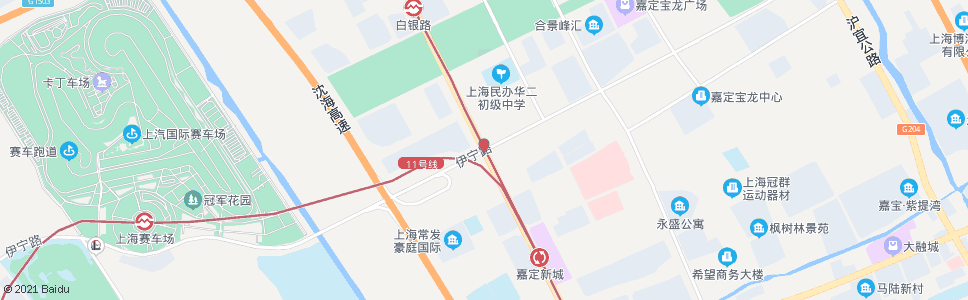 上海胜辛路伊宁路_公交站地图_上海公交_妙搜公交查询2025