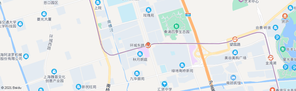 上海环城路_公交站地图_上海公交_妙搜公交查询2024