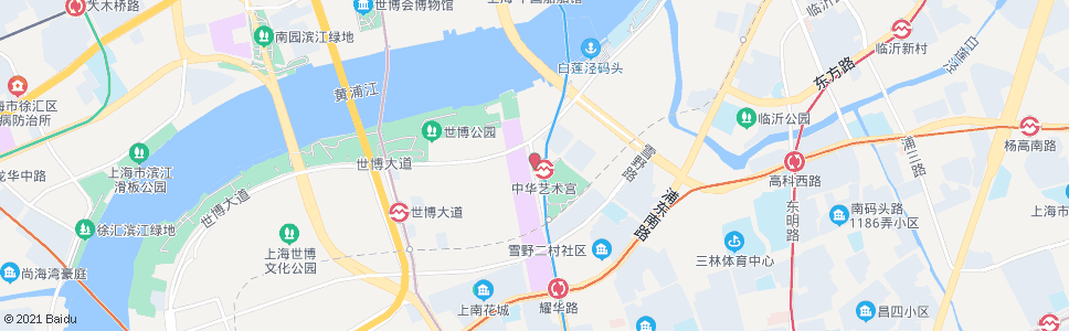 上海上南路博成路_公交站地图_上海公交_妙搜公交查询2024