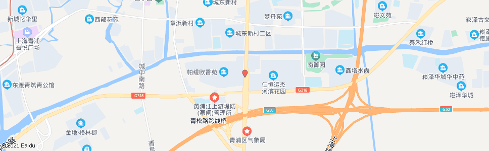 上海公园路保安路(招呼站)_公交站地图_上海公交_妙搜公交查询2024