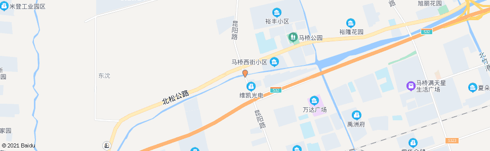 上海昆阳路北松公路_公交站地图_上海公交_妙搜公交查询2025