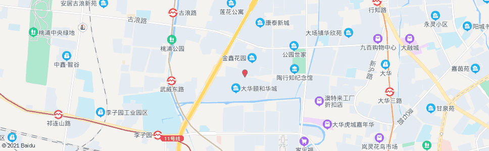 上海华新五期_公交站地图_上海公交_妙搜公交查询2024