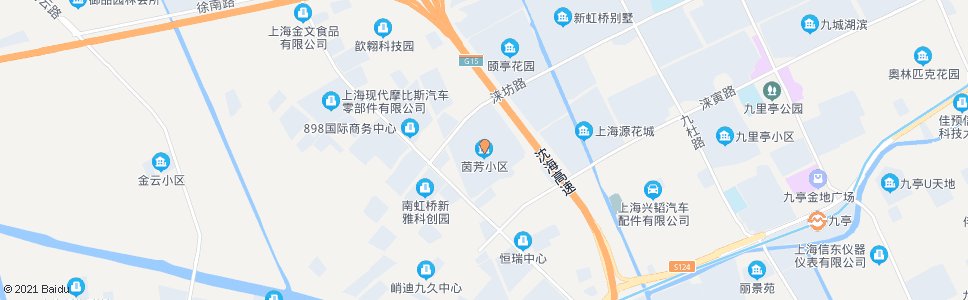 上海涞坊路茵芳小区_公交站地图_上海公交_妙搜公交查询2024
