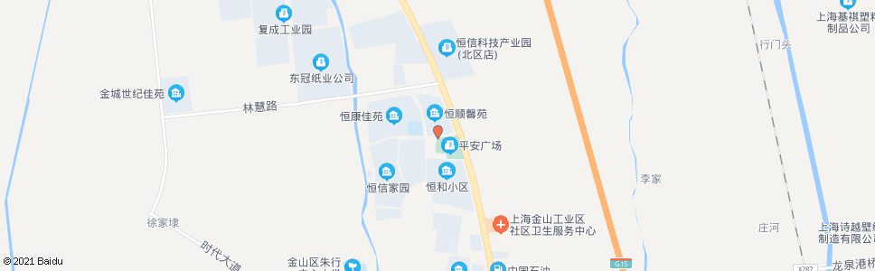 上海恒康路亭卫公路_公交站地图_上海公交_妙搜公交查询2025