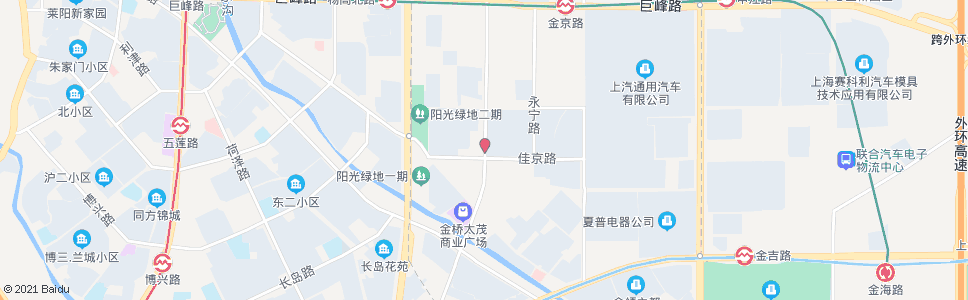 上海金高路佳京路_公交站地图_上海公交_妙搜公交查询2024