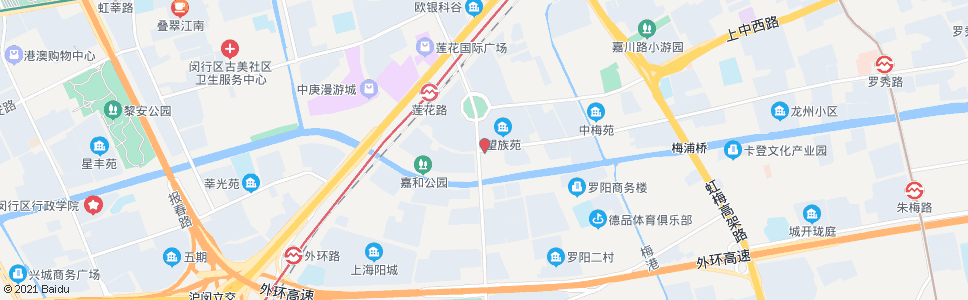 上海罗秀路莲花南路_公交站地图_上海公交_妙搜公交查询2024