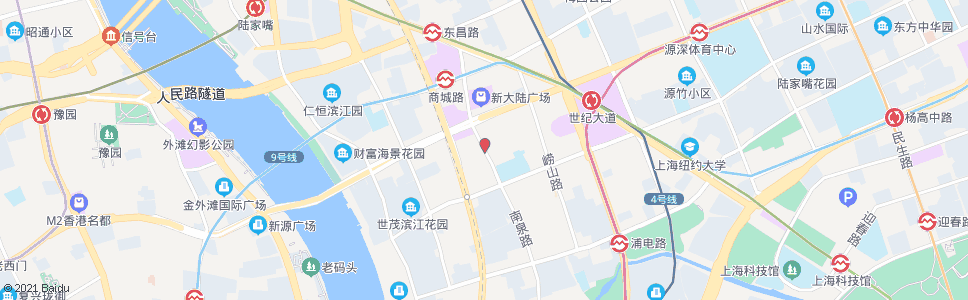 上海南泉北路张杨路_公交站地图_上海公交_妙搜公交查询2024