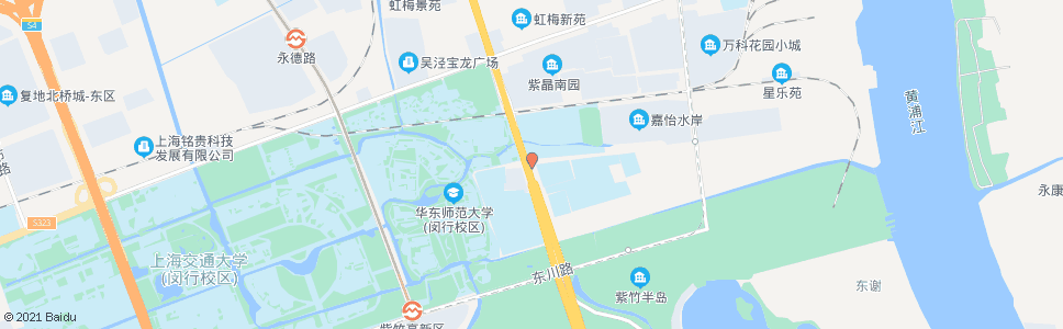 上海剑川路虹梅南路(招呼站)_公交站地图_上海公交_妙搜公交查询2025