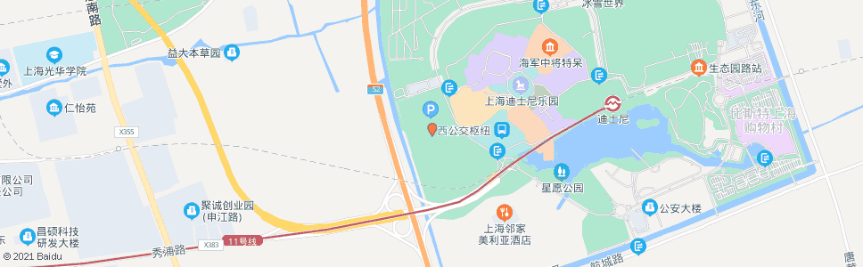上海玩具总动员酒店站_公交站地图_上海公交_妙搜公交查询2024