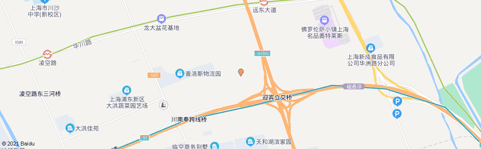 上海灵通路中横港路_公交站地图_上海公交_妙搜公交查询2024