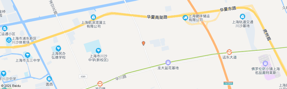 上海川南奉公路森塘路_公交站地图_上海公交_妙搜公交查询2024