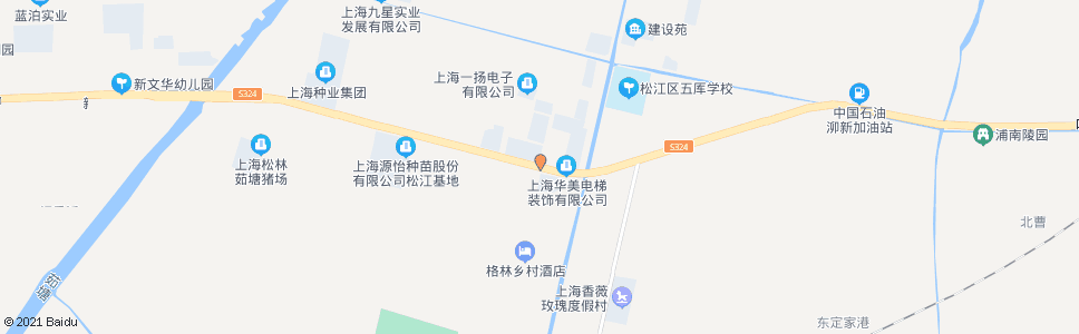 上海叶新公路西厍公路_公交站地图_上海公交_妙搜公交查询2025