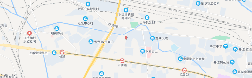 上海乐秀路嘉峪关路_公交站地图_上海公交_妙搜公交查询2025