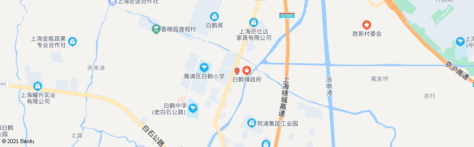 上海纪鹤公路外青松公路(招呼站)_公交站地图_上海公交_妙搜公交查询2024