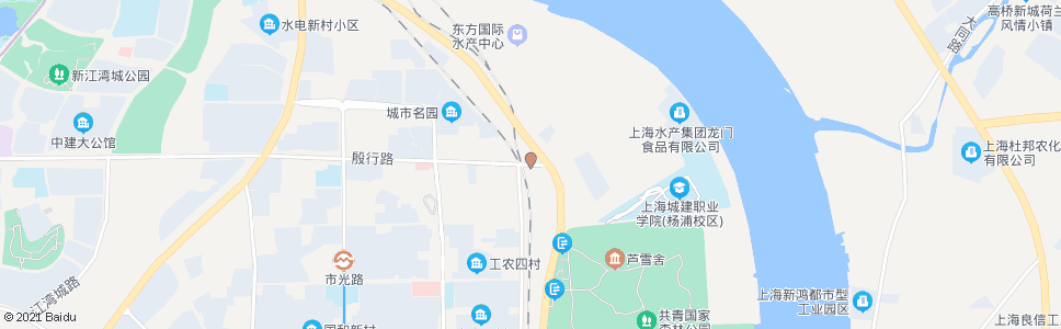 上海殷行路军工路_公交站地图_上海公交_妙搜公交查询2024