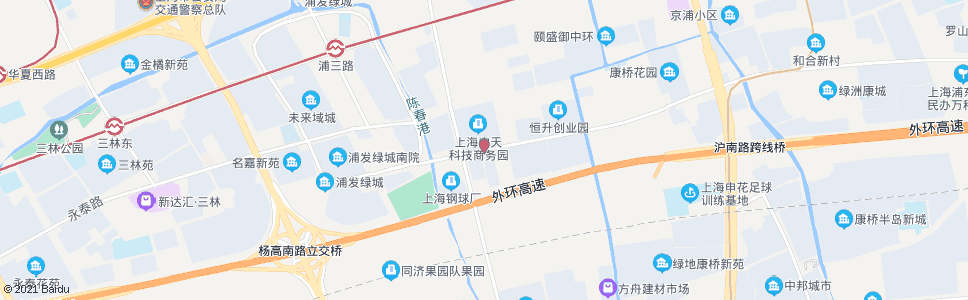 上海康桥路康梧路_公交站地图_上海公交_妙搜公交查询2024