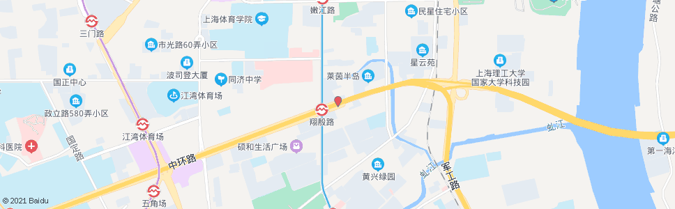 上海翔殷路沙岗路_公交站地图_上海公交_妙搜公交查询2024