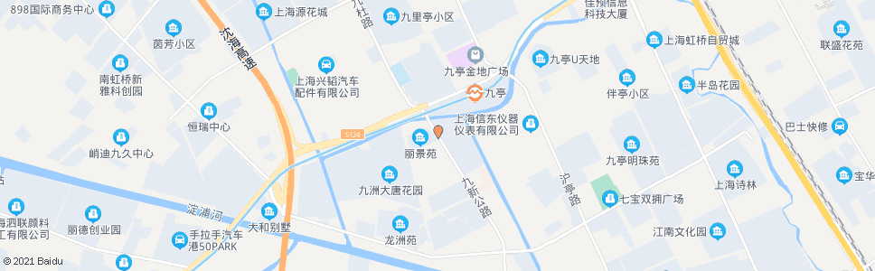 上海九新公路沪松公路_公交站地图_上海公交_妙搜公交查询2024