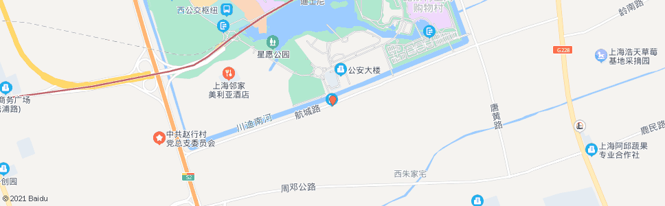 上海航城路六奉公路_公交站地图_上海公交_妙搜公交查询2024