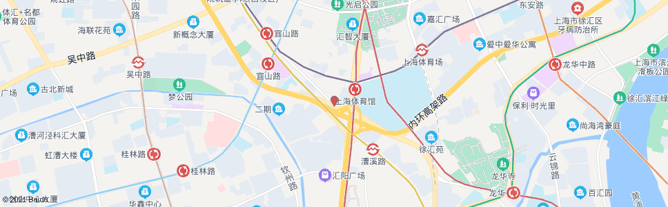 上海中山西路漕溪北路_公交站地图_上海公交_妙搜公交查询2024