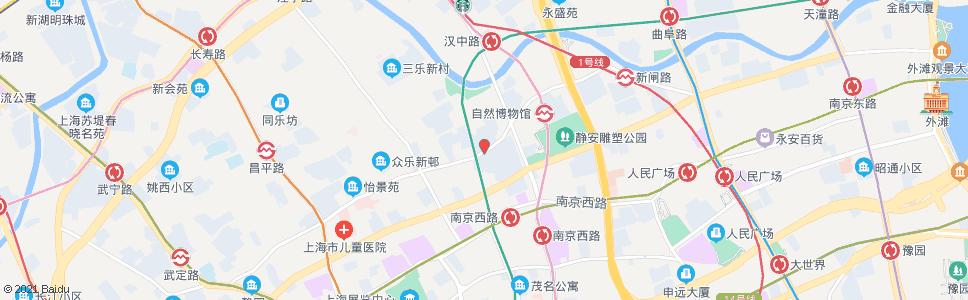 上海新闸路泰兴路_公交站地图_上海公交_妙搜公交查询2024
