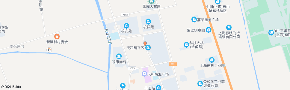 上海千汇路南祝路_公交站地图_上海公交_妙搜公交查询2024